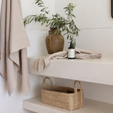 Waffle Hand Towel 40x70cm Pebble- Bambury