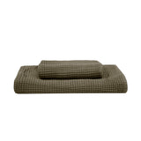 Waffle Towel 80x160cm Olive - Bambury