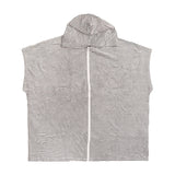 Adult Zip Front Poncho Black - BAMBURY