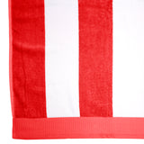 Classic Stripe Beach Towel Poppy
