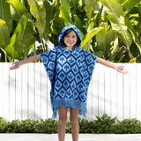 Cocos Kids Towel Poncho Cobalt