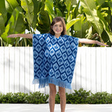 Cocos Kids Towel Poncho Cobalt