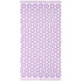 HiLo Cotton Towelling Beach Towel 90 x 170cm Bambury - Daisy Lilac
