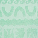 HiLo Cotton Towelling Beach Towel 90 x 170cm Bambury - Solana Mint