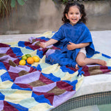 Tessa Jacquard Cotton Beach Blanket Towel 170 x 170cm Bambury