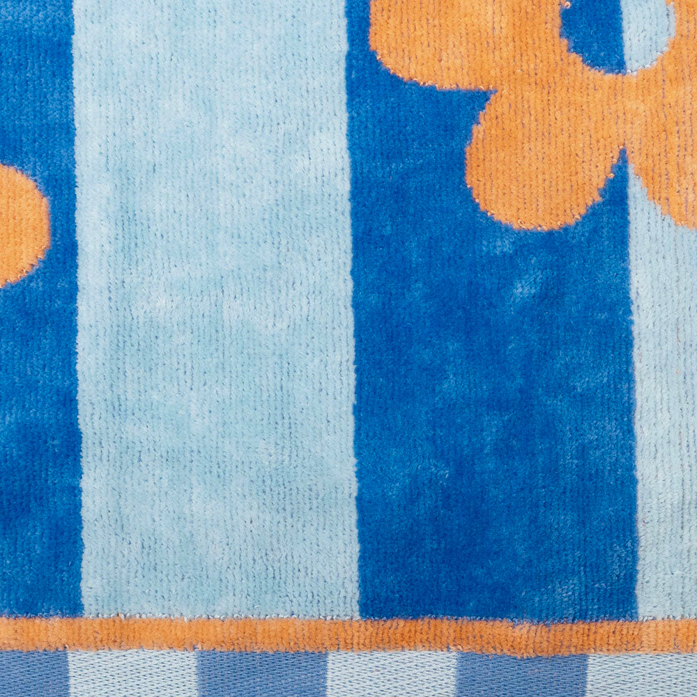 Jacquard Beach Towel Aster - BAMBURY