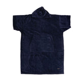 Wylie Adult Hooded Beach Poncho Navy - BAMBURY