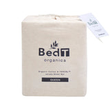 BedT Organica Cotton Tencel Fitted Sheet Set Bambury - Extra Long Single Stone