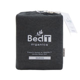 BedT Organica Sheet Set Charcoal King Single- Bambury