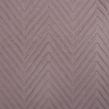 Herringbone Embossed Coverlet Set Mauve Q/K - Bambury