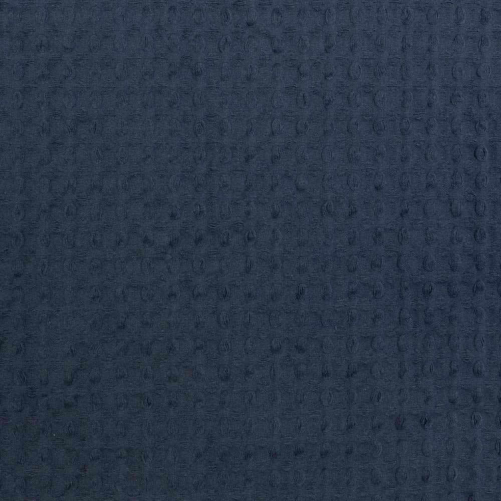 Dorset Cotton Waffle Euro Pillowcase 65 x 65cm Bambury - Navy