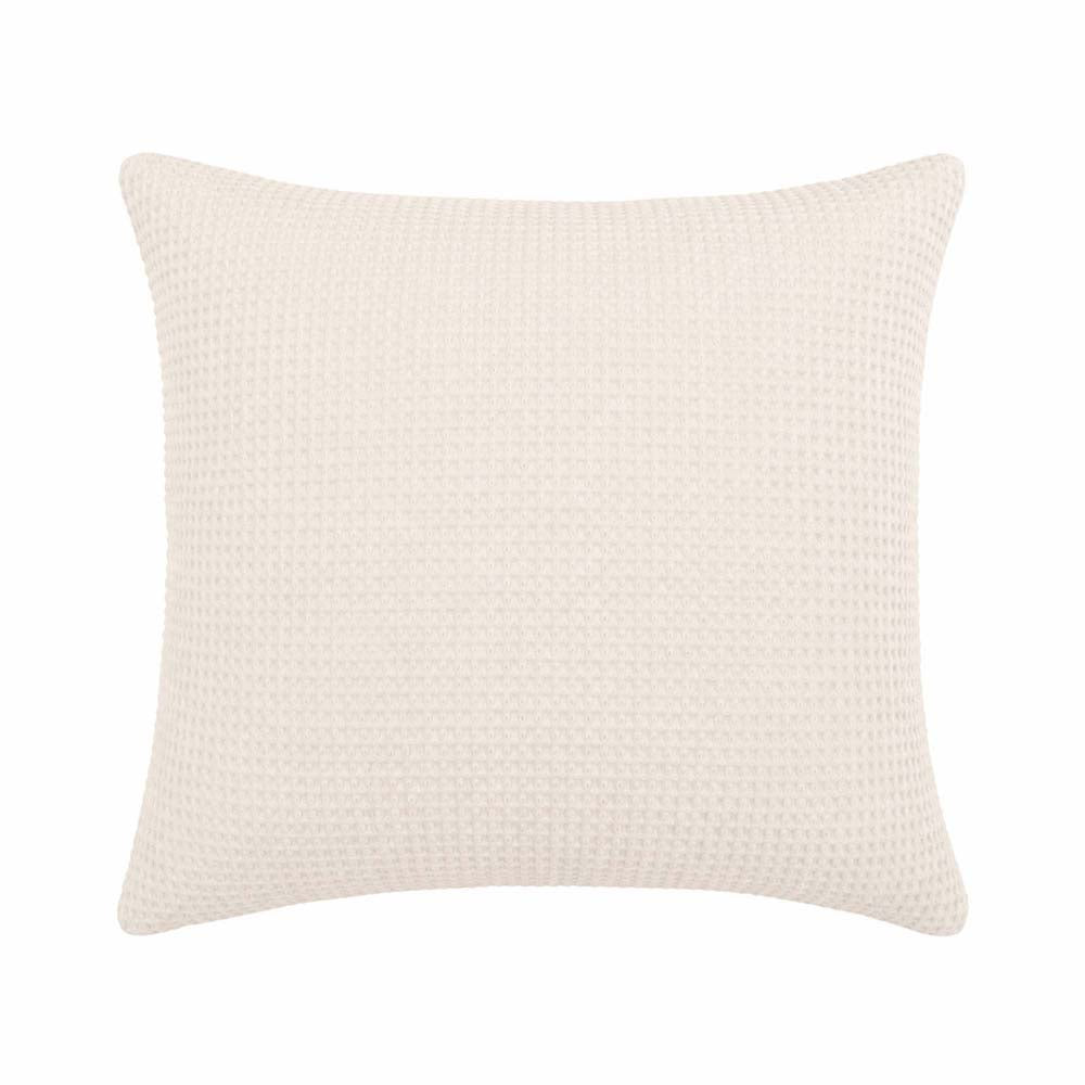 Dorset Cotton Waffle Euro Pillowcase 65 x 65cm Bambury - Stone