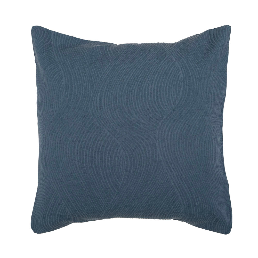 Tide Jacquard Denim European Pillowcase - Bambury