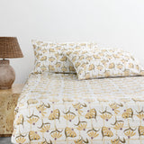 Arlo Flannelette Fitted Sheet Set Double - Bambury