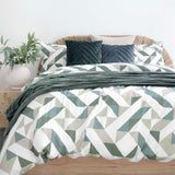 Onslow Flannelette Duvet / Quilt Cover Set Double - Bambury