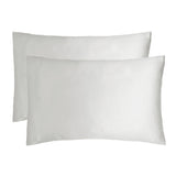 Bamboo Satin Pillowcases Silver- Bambury
