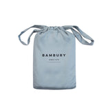 Bamboo Satin Pillowcases Slate Blue- Bambury