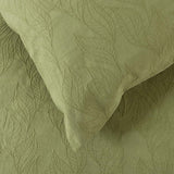 Acacia Jacquard Duvet / Quilt Cover Set Pear Queen - Bambury