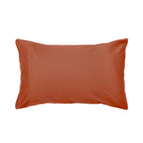 Luna Jacquard Duvet / Quilt Cover Set Rust Queen - Bambury