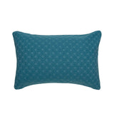 Luna Jacquard Duvet / Quilt Cover Set Teal King - Bambury