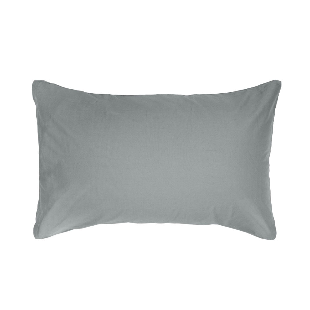 Panama Jacquard Duvet / Quilt Cover Set Steel King - Bambury