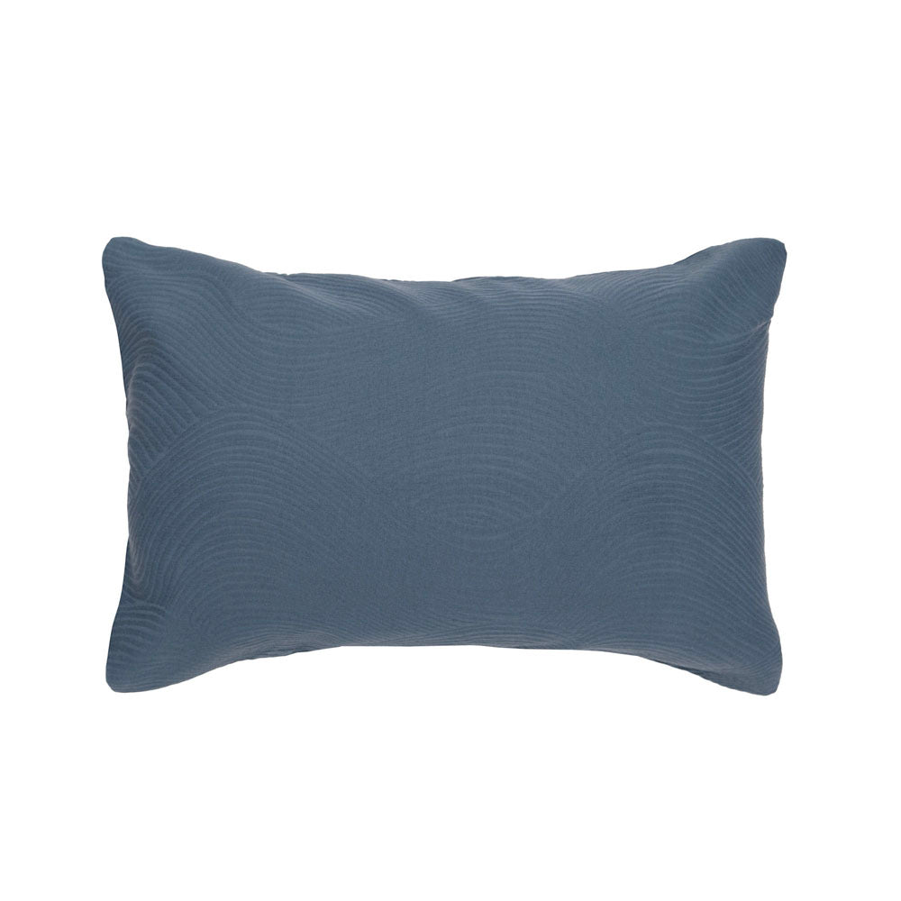 Tide Jacquard Duvet / Quilt Cover Set Denim King - Bambury