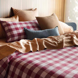 Willow Cotton Gauze Quilt Cover Set Bambury - Double Berry
