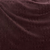 Lattice Sherpa Blanket Raisin King - Bambury