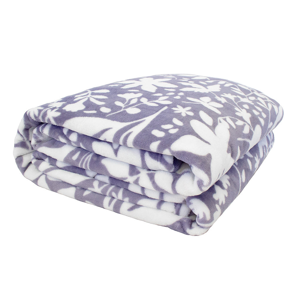 Liv Ultraplush Blanket Blue King