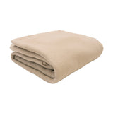 Carson Wool Bamboo Blanket Latte Single - Bambury