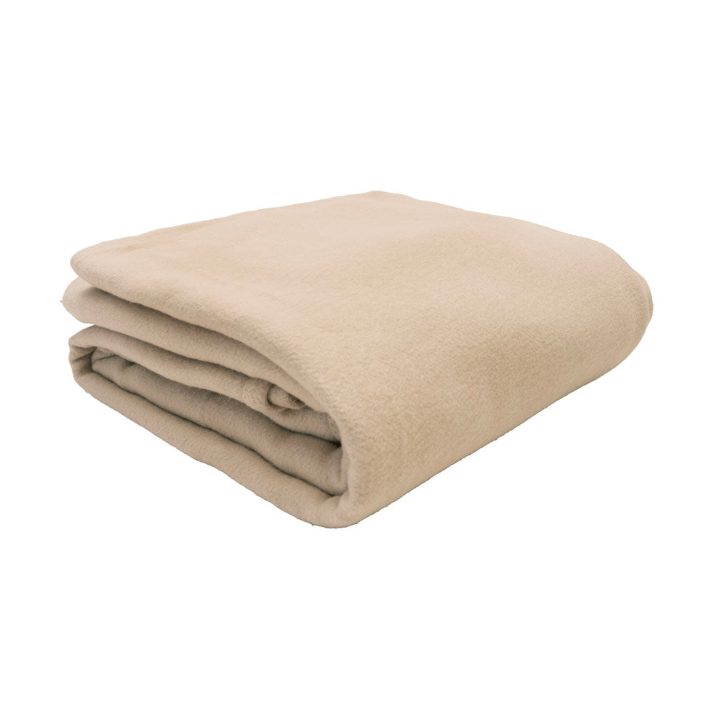 Carson Wool Bamboo Blanket Latte King - Bambury