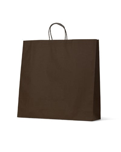 Paper Bags - Budget Black Kraft Paper - Large - 100/ctn