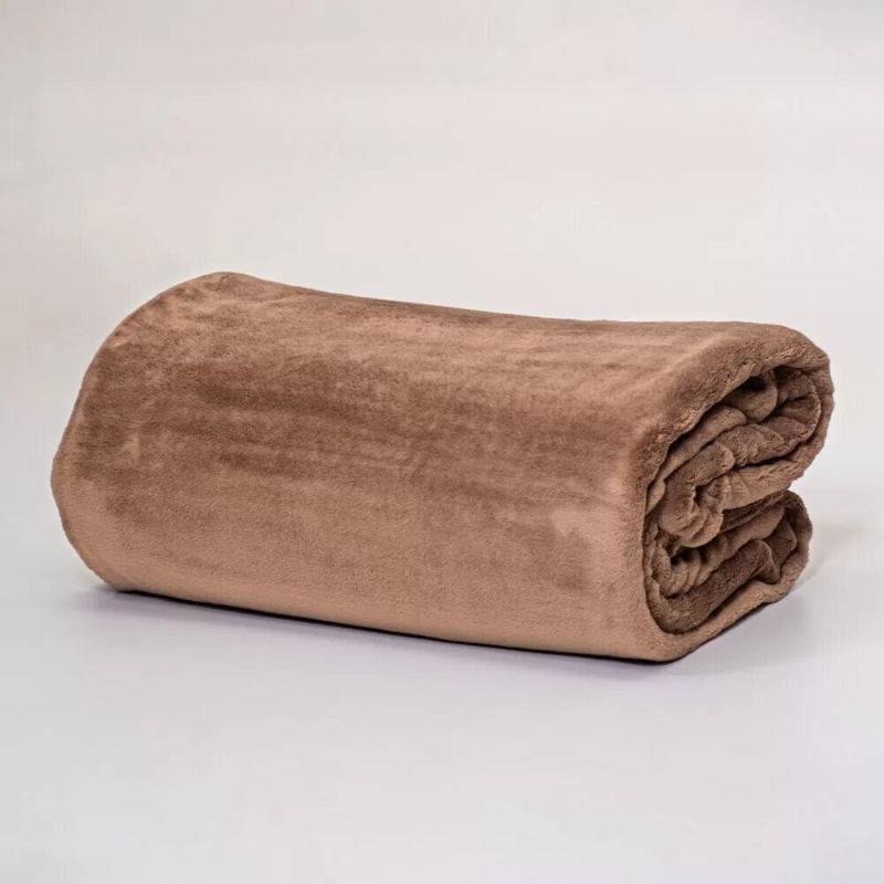 Fleece Blanket - Dreamticket Coral Hazelnut (Cot Size)