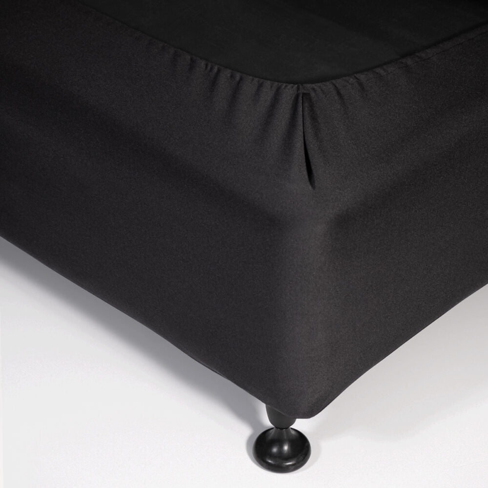 DreamTicket Fitted  Black - Narrow Long Single