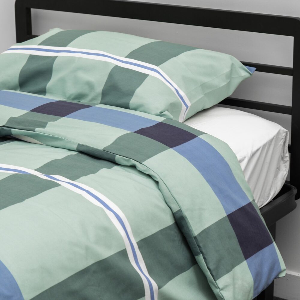 Weavers Studio Duvet Cover Set King Single - Aqua