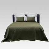 Quilted Coverlet - Dreamticket Verve Velvet Fern (Super King)