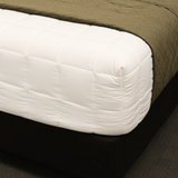 DreamGreen 400gsm Cotton Cover Snug Quilt White - King Single