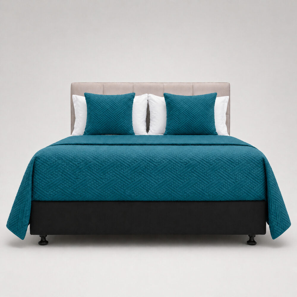 DreamGreen Amora Bedcover Teal - Queen