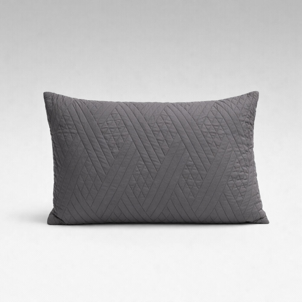 DreamGreen Amora Cushion Cover Charcoal - Oblong