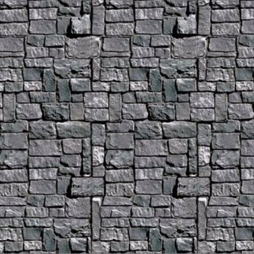 Backdrop Wall Stone Scene Setter: 1.2m x 9.1m realistic stone wall for stunning indoor/outdoor decor and photo opportunities.