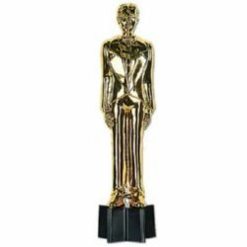 22cm trophy statuette featuring a male figure, perfect for celebrating achievement at awards ceremonies.