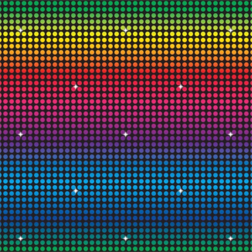 Vibrant Backdrop Wall Disco Scene Setter, 1.2m x 9.1m, featuring dazzling disco ball designs for electrifying party decor.