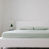 Desert Sage Fitted Sheet And Pillowcase Set King - Bambury