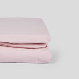 Pink Salt Fitted Sheet And Pillowcase Set King Single - Bambury