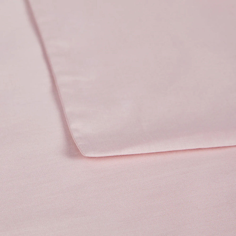 Pink Salt Fitted Sheet And Pillowcase Set Double - Bambury