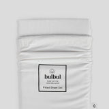 Snow White Fitted Sheet And Pillowcase Set King Single - Bambury