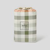 Desert Plaid Organic Cotton Quilt Cover Single - Bambury