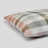 Desert Plaid Organic Cotton Quilt Cover Queen - Bambury