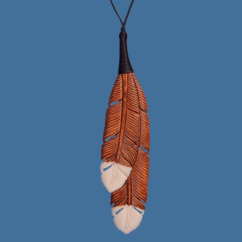 Brown Huia Feather Heru