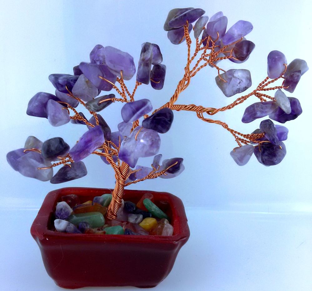 Gemstone Tree Small - Amethyst